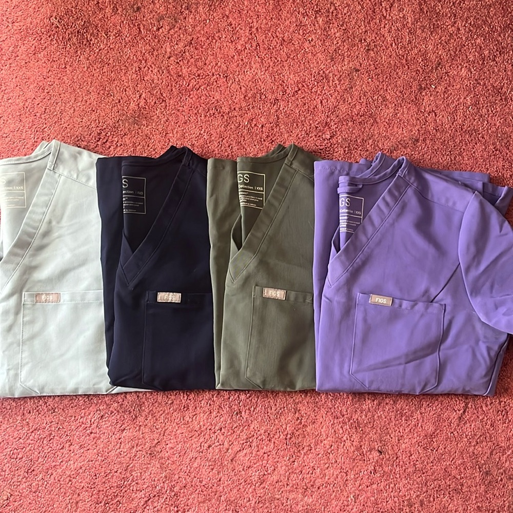 Figs scrub tops